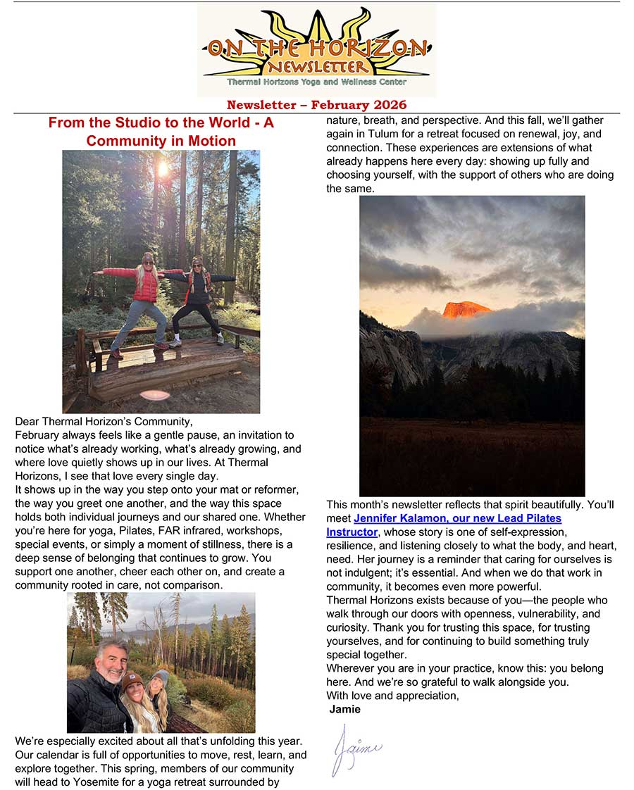 February 2026 newsletter